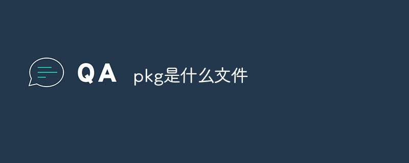pkg是什么文件怎么打开(pkg文件用什么软件打开)