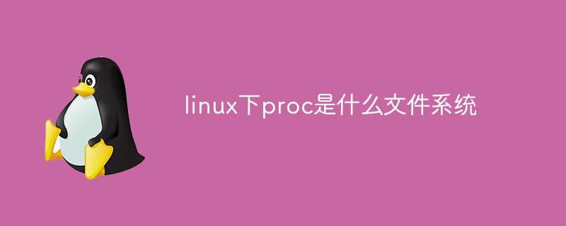 linux下proc是什么文件系统